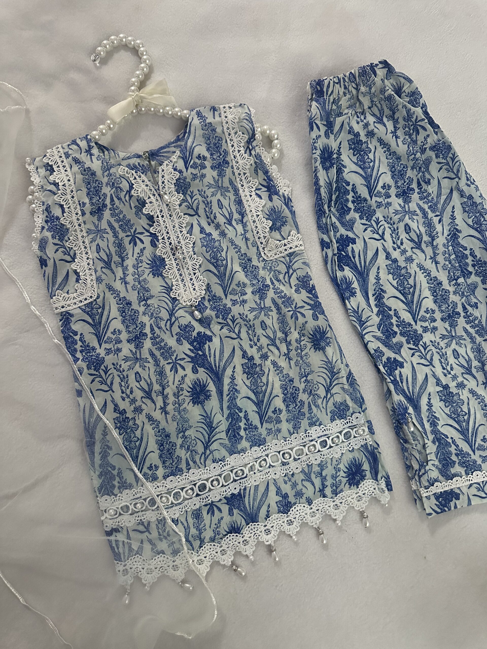 Mini April Navy Buffalo Floral